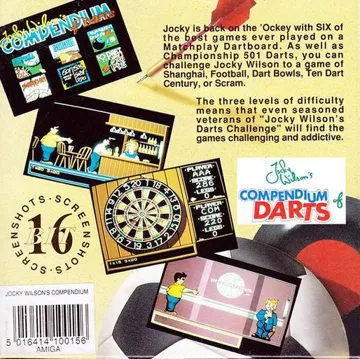 Jocky Wilson's Compendium of Darts box cover back